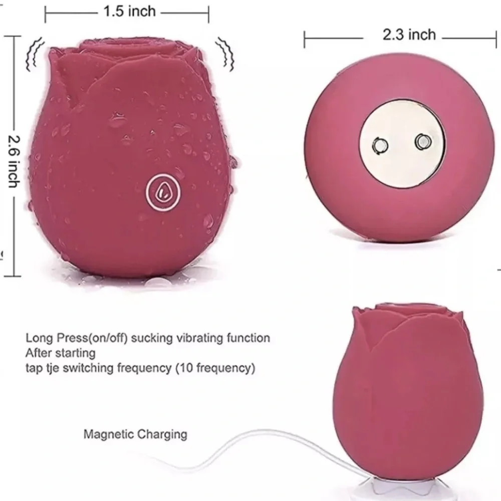 Rose Shaped Mini Massager